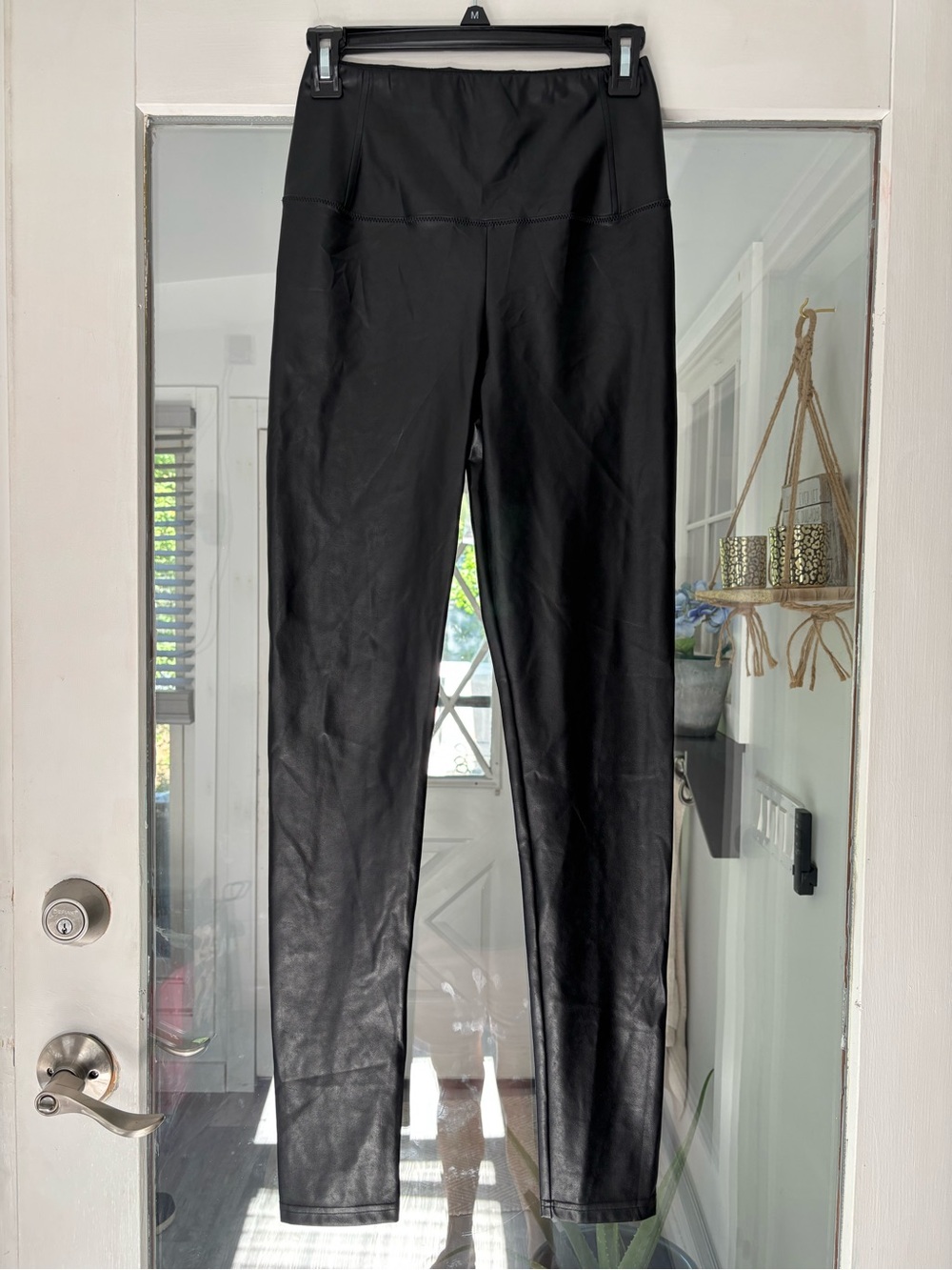 Wilfred Free Black Faux Leather Leggings